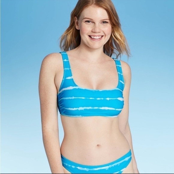 Xhilaration Ribbed Tie-Dye Bikini Sets - Picture 3 of 9